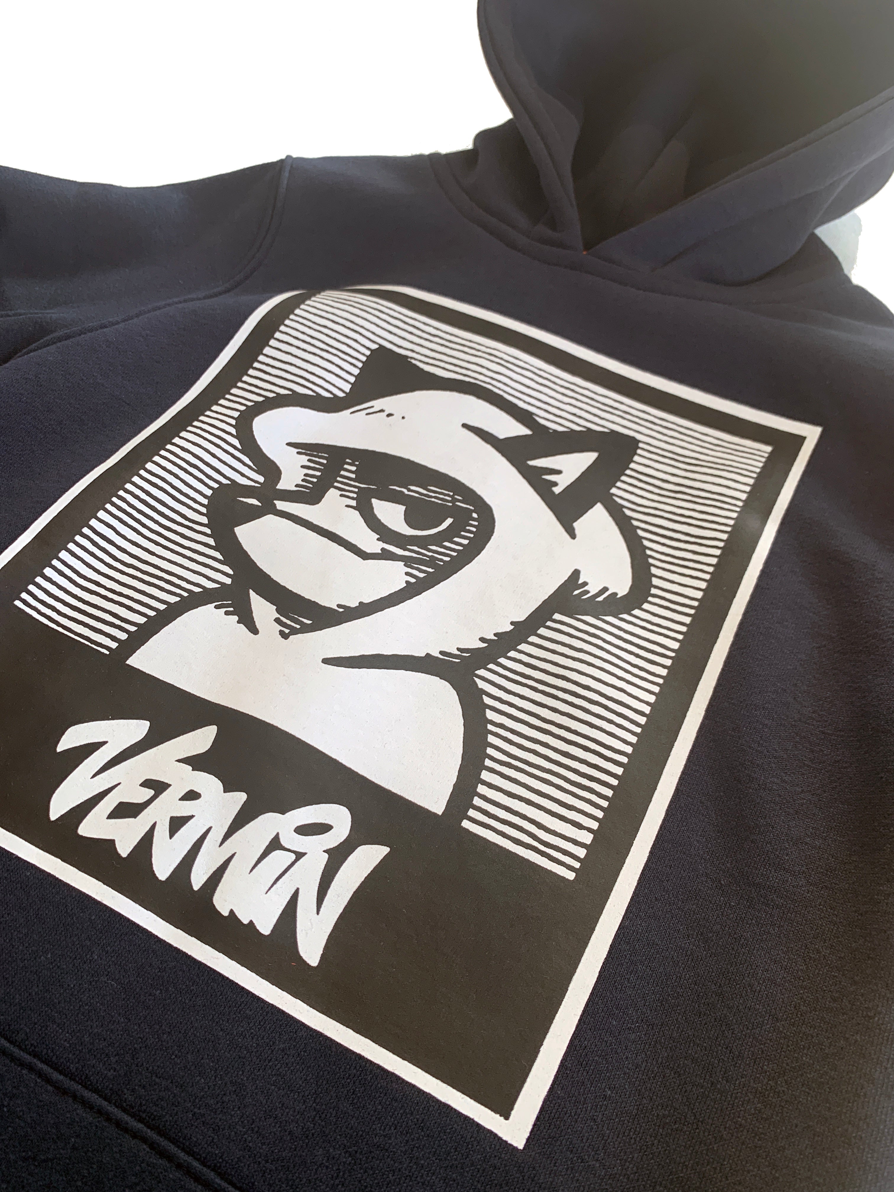 FOX BOX Youth Unisex Ultra Heavyweight Hoodie (Navy)