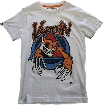 NATAS Tee WHITE Youth  100% Organic Cotton T shirt