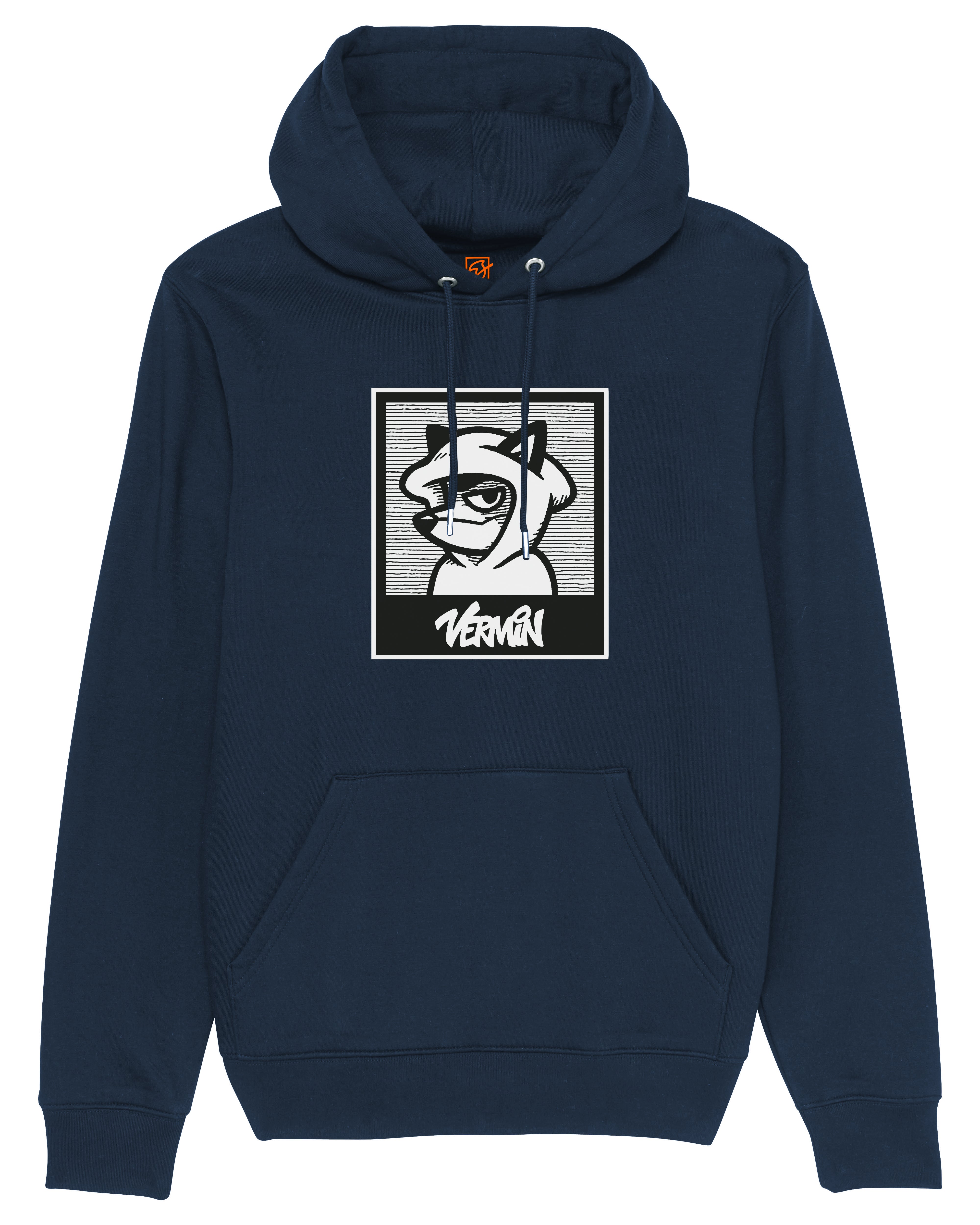 FOX BOX Youth Unisex Ultra Heavyweight Hoodie (Navy)