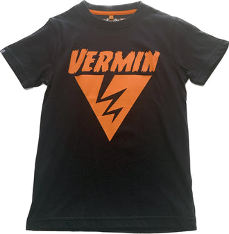 Vermin RKO Unisex Youth 100% Organic Cotton T shirt (Black )